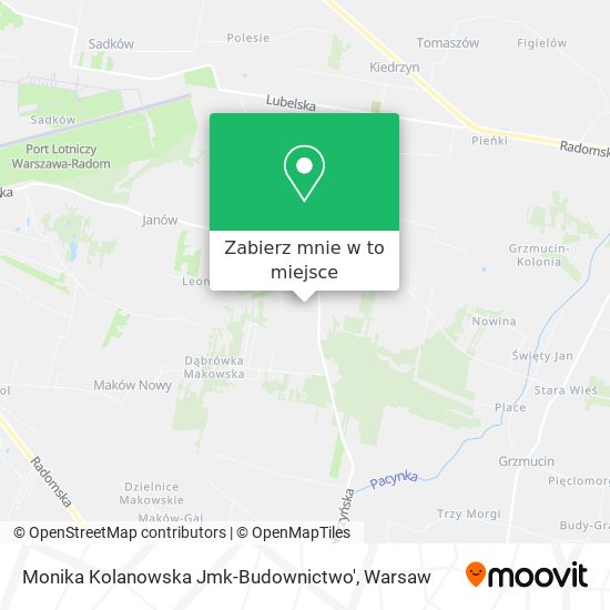 Mapa Monika Kolanowska Jmk-Budownictwo'