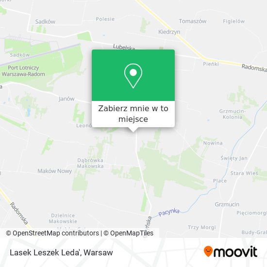 Mapa Lasek Leszek Leda'