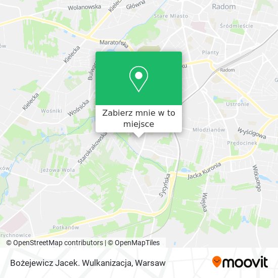 Mapa Bożejewicz Jacek. Wulkanizacja