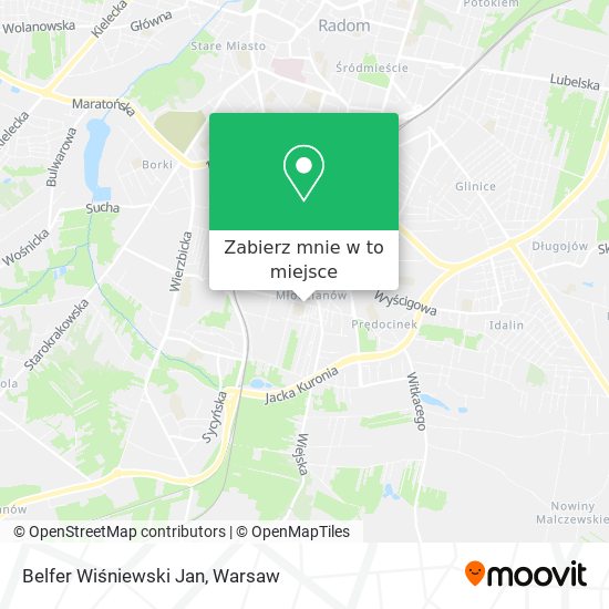 Mapa Belfer Wiśniewski Jan