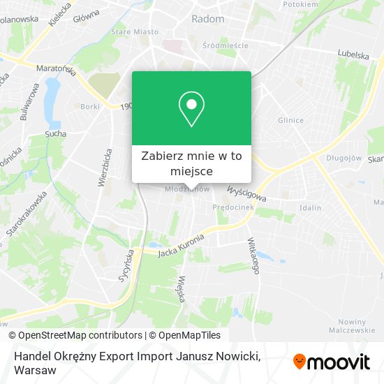 Mapa Handel Okrężny Export Import Janusz Nowicki