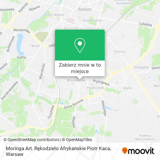 Mapa Moringa Art. Rękodzieło Afrykańskie Piotr Kaca