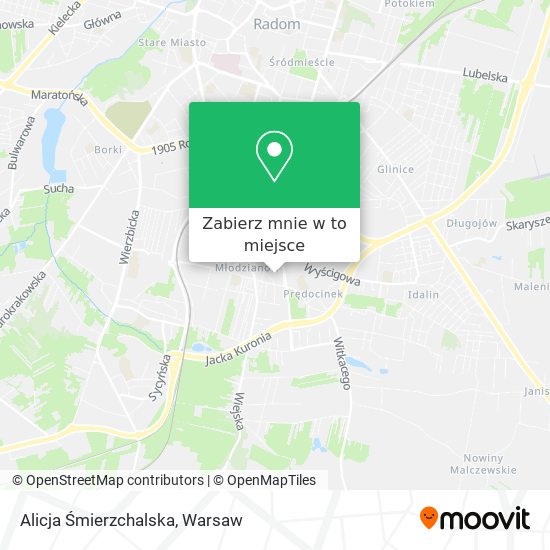 Mapa Alicja Śmierzchalska