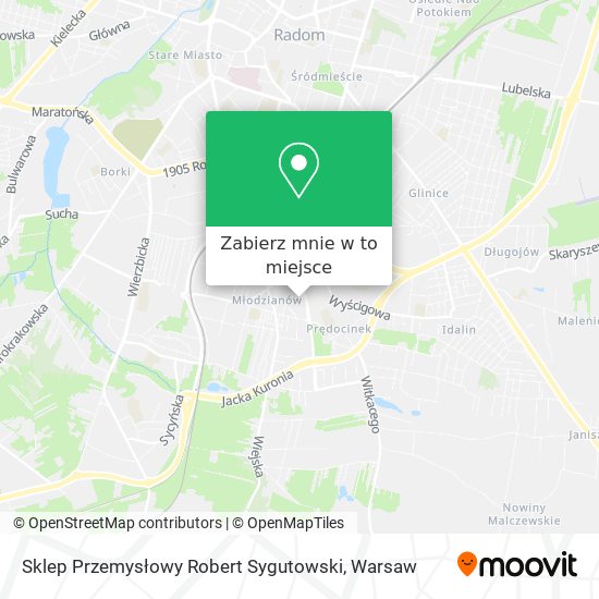 Mapa Sklep Przemysłowy Robert Sygutowski