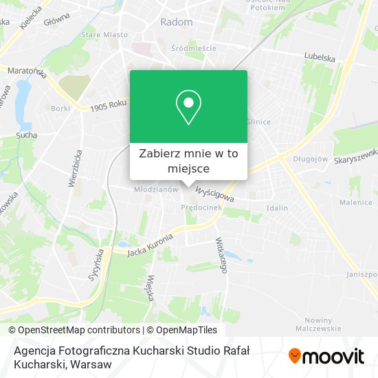 Mapa Agencja Fotograficzna Kucharski Studio Rafał Kucharski