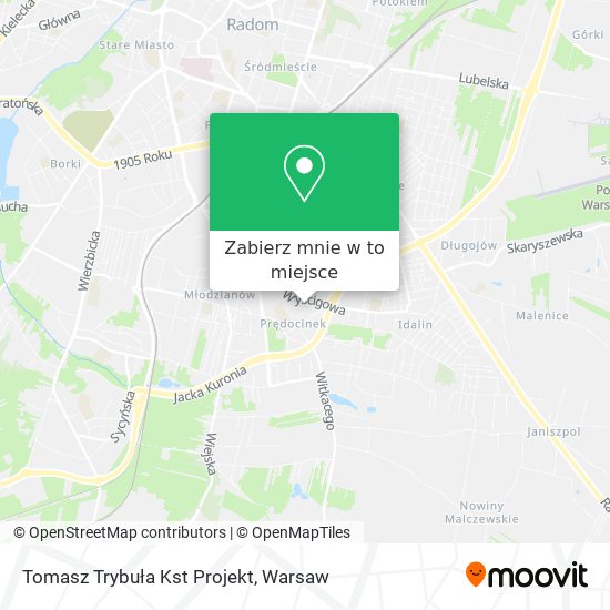 Mapa Tomasz Trybuła Kst Projekt