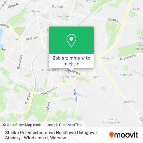 Mapa Stanko Przedsiębiorstwo Handlowo Usługowe Stańczyk Włodzimierz