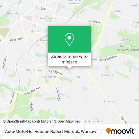 Mapa Auto-Moto-Hol Robson Robert Mordak