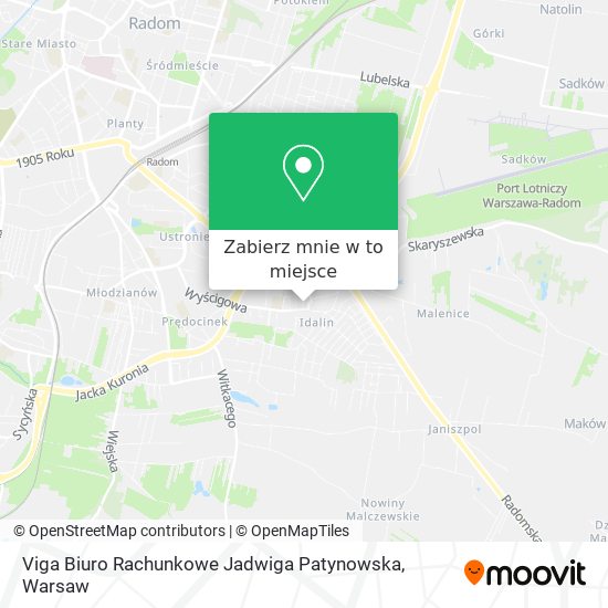 Mapa Viga Biuro Rachunkowe Jadwiga Patynowska