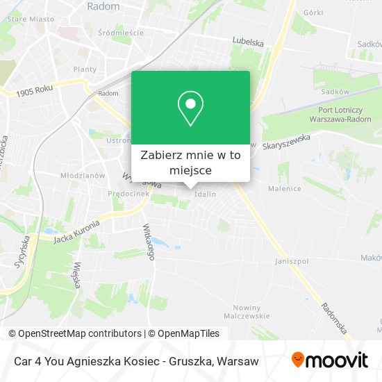 Mapa Car 4 You Agnieszka Kosiec - Gruszka