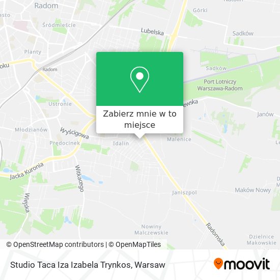 Mapa Studio Taca Iza Izabela Trynkos