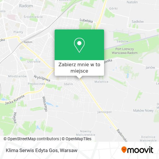 Mapa Klima Serwis Edyta Gos