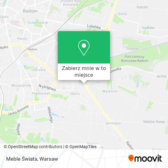 Mapa Meble Świata