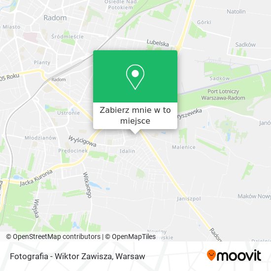 Mapa Fotografia - Wiktor Zawisza