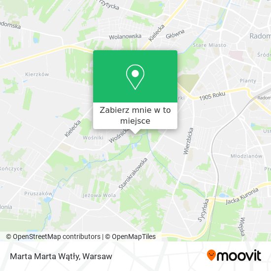 Mapa Marta Marta Wątły