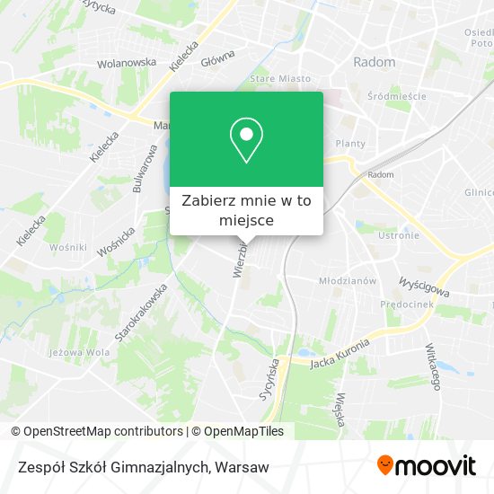 Mapa Zespół Szkół Gimnazjalnych