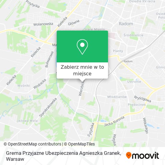 Mapa Grema Przyjazne Ubezpieczenia Agnieszka Granek