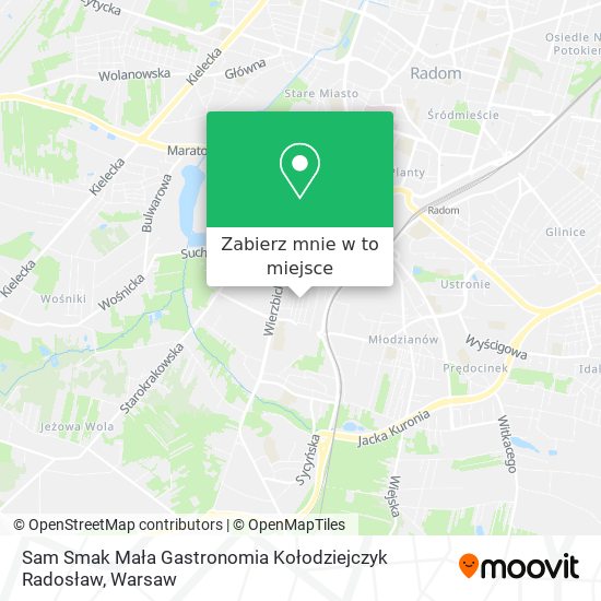 Mapa Sam Smak Mała Gastronomia Kołodziejczyk Radosław