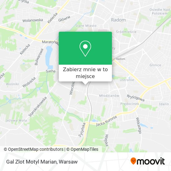 Mapa Gal Zlot Motyl Marian