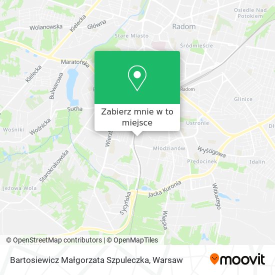 Mapa Bartosiewicz Małgorzata Szpuleczka