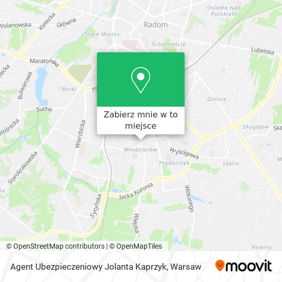 Mapa Agent Ubezpieczeniowy Jolanta Kaprzyk