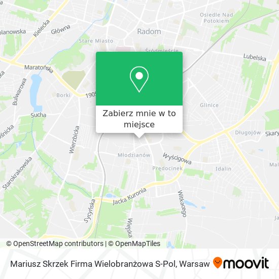 Mapa Mariusz Skrzek Firma Wielobranżowa S-Pol