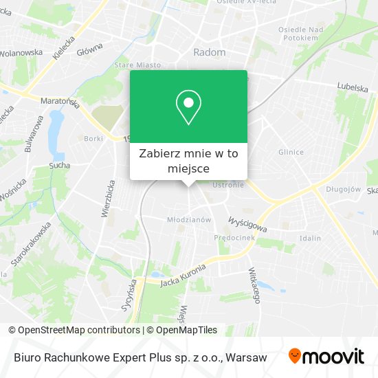 Mapa Biuro Rachunkowe Expert Plus sp. z o.o.