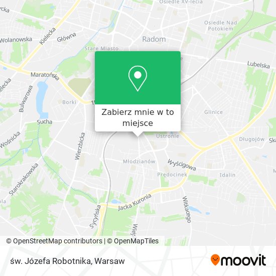 Mapa św. Józefa Robotnika