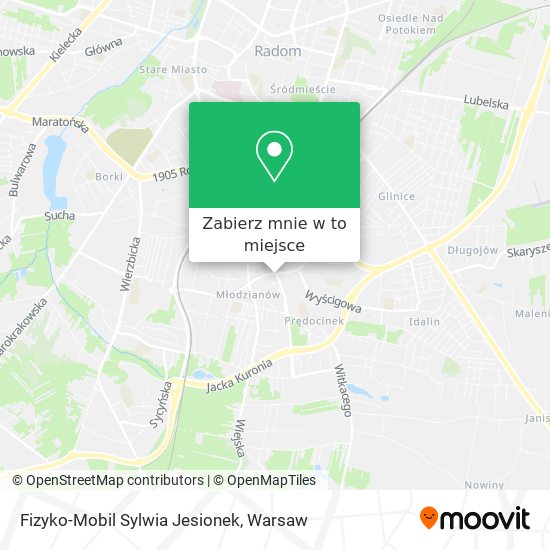 Mapa Fizyko-Mobil Sylwia Jesionek