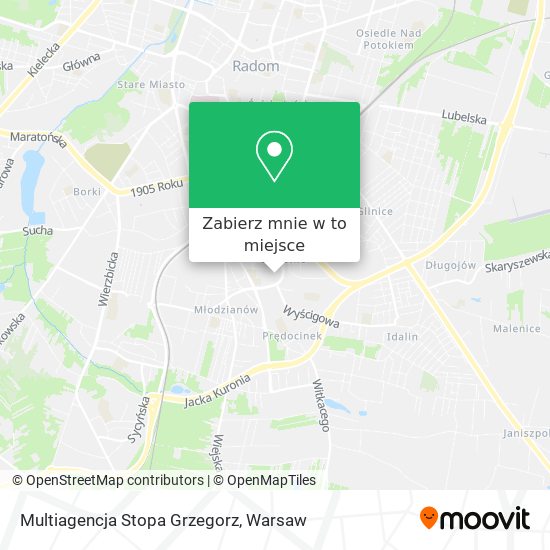 Mapa Multiagencja Stopa Grzegorz