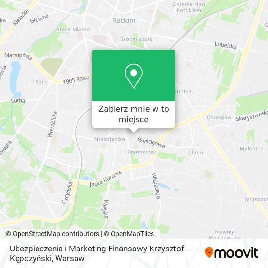 Mapa Ubezpieczenia i Marketing Finansowy Krzysztof Kępczyński