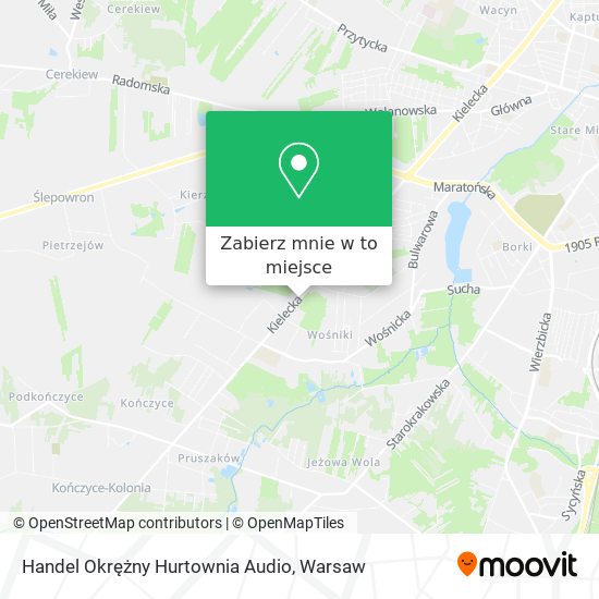 Mapa Handel Okrężny Hurtownia Audio