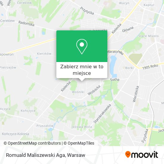 Mapa Romuald Maliszewski Aga