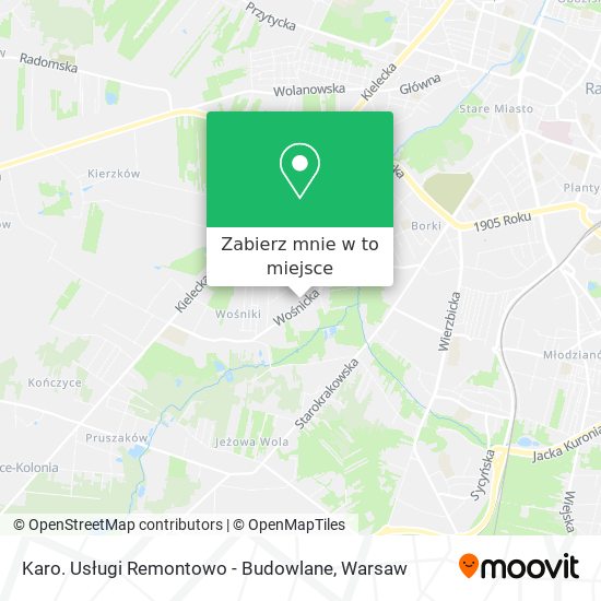 Mapa Karo. Usługi Remontowo - Budowlane