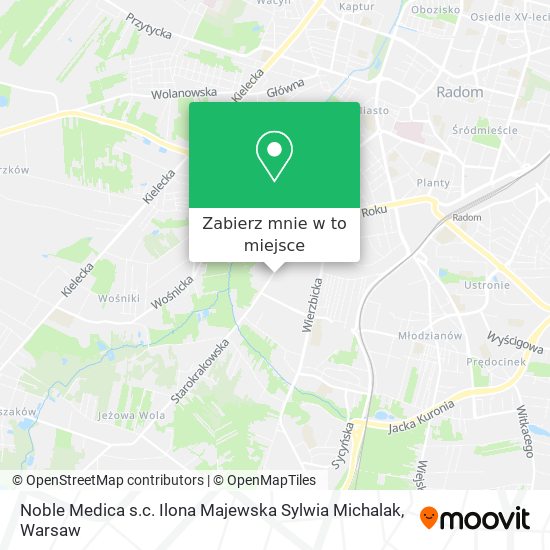 Mapa Noble Medica s.c. Ilona Majewska Sylwia Michalak