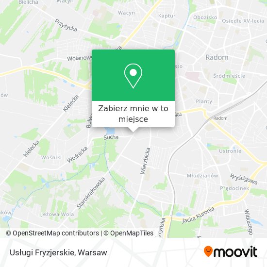 Mapa Usługi Fryzjerskie