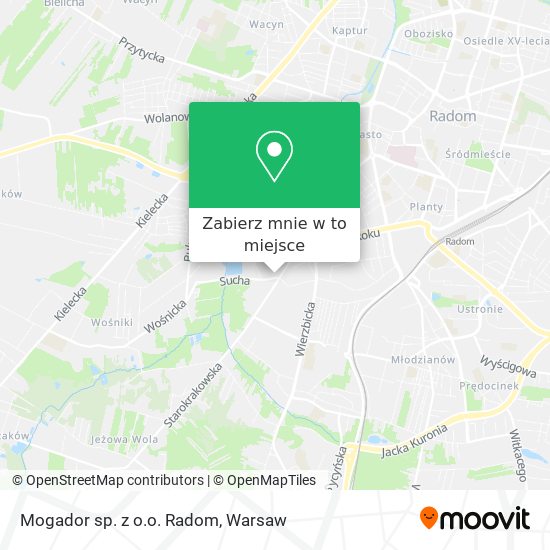 Mapa Mogador sp. z o.o. Radom