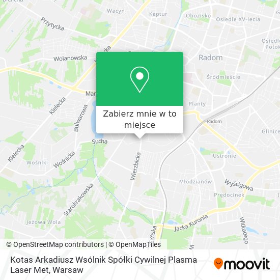 Mapa Kotas Arkadiusz Wsólnik Spółki Cywilnej Plasma Laser Met
