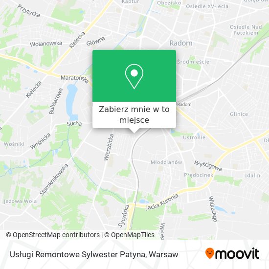 Mapa Usługi Remontowe Sylwester Patyna