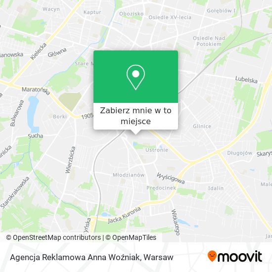 Mapa Agencja Reklamowa Anna Woźniak