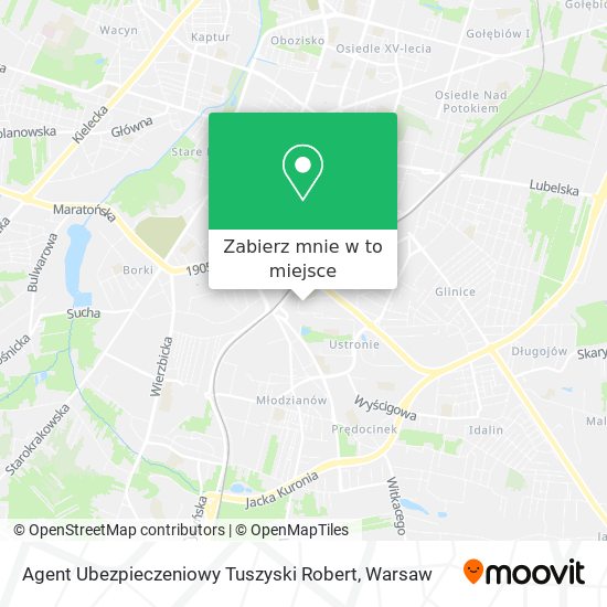 Mapa Agent Ubezpieczeniowy Tuszyski Robert