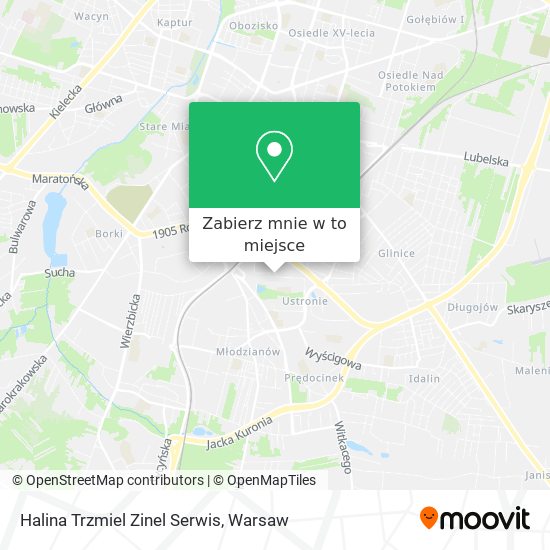 Mapa Halina Trzmiel Zinel Serwis