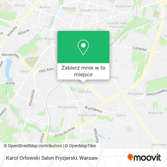 Mapa Karol Orłowski Salon Fryzjerski