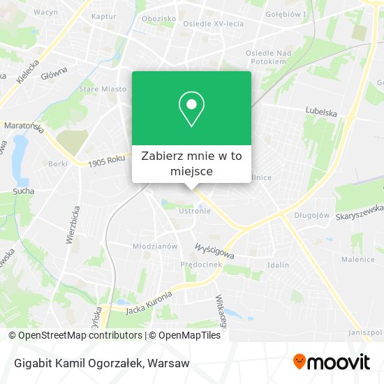 Mapa Gigabit Kamil Ogorzałek