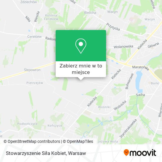 Mapa Stowarzyszenie Siła Kobiet