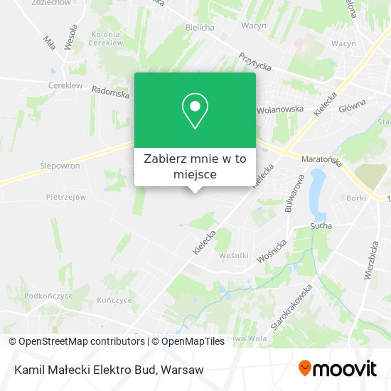 Mapa Kamil Małecki Elektro Bud