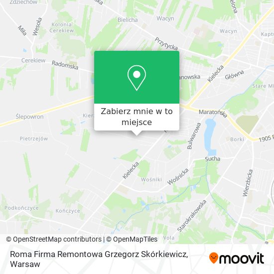 Mapa Roma Firma Remontowa Grzegorz Skórkiewicz