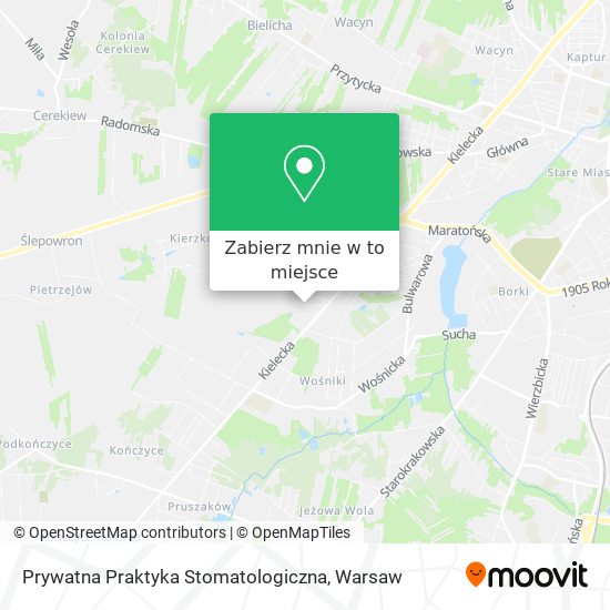 Mapa Prywatna Praktyka Stomatologiczna