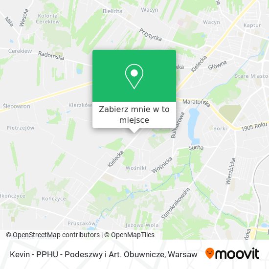 Mapa Kevin - PPHU - Podeszwy i Art. Obuwnicze