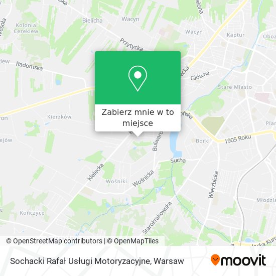 Mapa Sochacki Rafał Usługi Motoryzacyjne